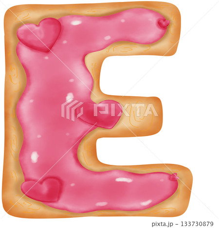 Cookie alphabet E Cookie alphabet E 133730879