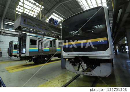 電車の検査 133731398