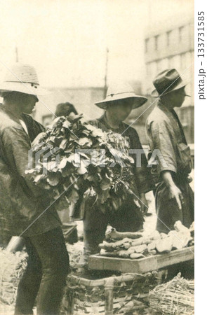 古写真 1932年 東京 神田青果市場 古写真 1932年 東京 神田青果市場 133731585
