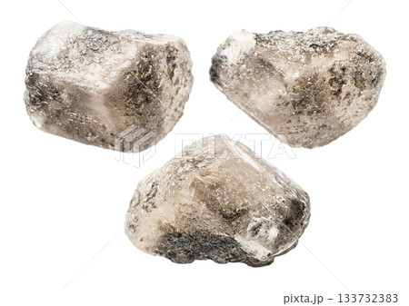 set of samples of phenacite natural stone isolated set of samples of phenacite natural stone isolated 133732383