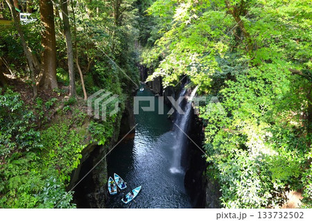 【宮崎県】高千穂峡「真名井の滝」 133732502