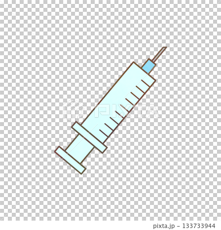 Watercolor syringe illustration Watercolor syringe illustration 133733944
