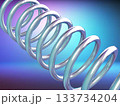 螺旋に渦巻くスプリングのアブストラクト 133734204