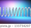 螺旋に渦巻くスプリングのアブストラクト 133734207