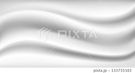 Fluids, cream. Cream drip. Realistic element for packaging design. Fluids, cream. Cream drip. Realistic element for packaging design. 133735383