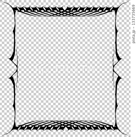 Vintage decorative vector frame in Gothic style - elegant black vector frame on white background, EPS10, north runes frame, middle ages, hallowen Vintage decorative vector frame in Gothic style - elegant black vector frame on white background, EPS10, north runes frame, middle ages, hallowen 133735669