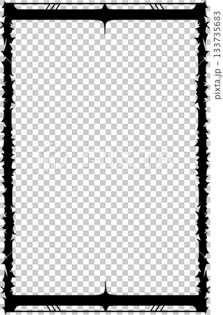 Vintage decorative vector frame in Gothic style - elegant black vector frame on white background, EPS10, north runes frame, middle ages, hallowen Vintage decorative vector frame in Gothic style - elegant black vector frame on white background, EPS10, north runes frame, middle ages, hallowen 133735683