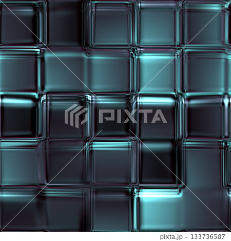 Pattern of glass block wall. Glass wall with abstract layer effect. Pattern of glass block wall. Glass wall with abstract layer effect. 133736587