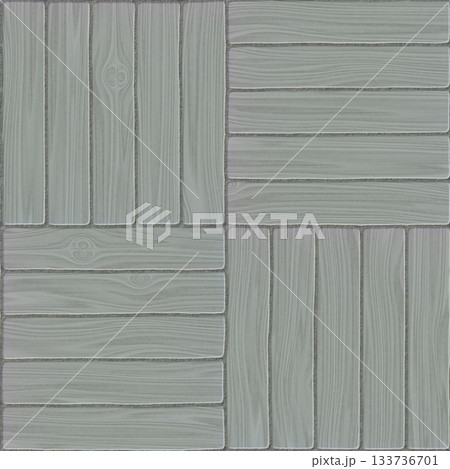 Texture of abstract oak parquet background. Grunge filter. 133736701