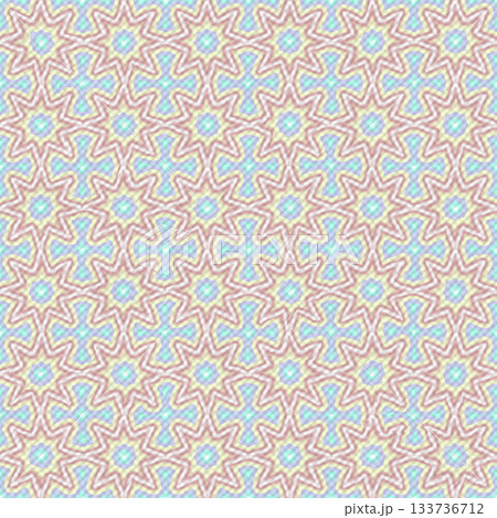 Ornamental fabric wallpaper background. Grunge filter. 133736712