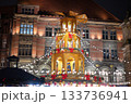 Christmas Fair with Decorations in the city center Gdansk Poland 133736941