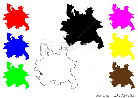 Iseyin city (Federal Republic of Nigeria, Oyo State) map vector illustration, scribble sketch Iseyin-Okeogun map Iseyin city (Federal Republic of Nigeria, Oyo State) map vector illustration, scribble sketch Iseyin-Okeogun map 133737583