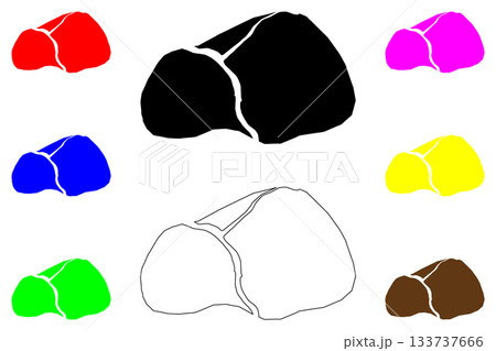 Kanggye city (North Korea, Democratic People's Republic of Korea, DPRK, Chagang Province) map vector illustration, scribble sketch Kanggye map 133737666