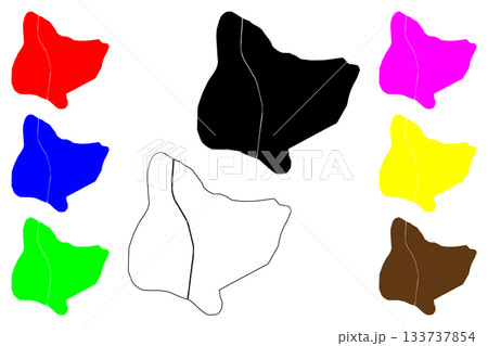 Mianwali city (Islamic Republic of Pakistan) map vector illustration, scribble sketch Mianwali map 133737854