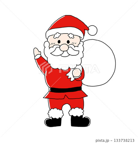 サンタクロースのイラスト 133738213
