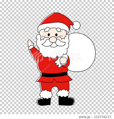 サンタクロースのイラスト 133738213