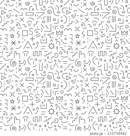 Faces of people creative abstract style seamless pattern , funny education line sign and symbol Faces of people creative abstract style seamless pattern , funny education line sign and symbol 133738482