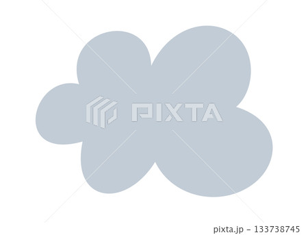 Cloud fluffy weather design element 133738745