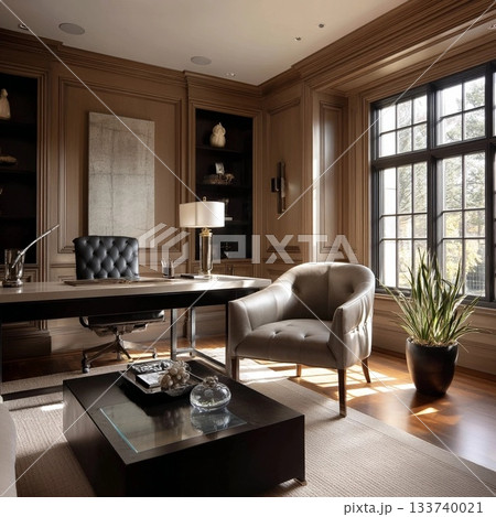 Luxury Home Office with Classic Design / クラシックなデザイ Luxury Home Office with Classic Design / クラシックなデザイ 133740021