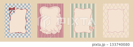 Whimsical bachelorette menu frames for a coquette celebration Whimsical bachelorette menu frames for a coquette celebration 133740080