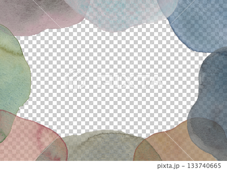 透明水彩畫框 133740665