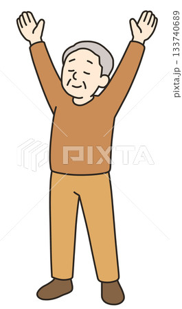 チャネリングをするお年寄り「AI生成画像」 チャネリングをするお年寄り「AI生成画像」 133740689