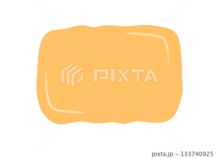 Hand drawn organic squiggle rectangle shape with soft fluid form, abstract blob and irregular outline as a playful sticker. Warm background design for creative text or doodle label template. Hand drawn organic squiggle rectangle shape with soft fluid form, abstract blob and irregular outline as a playful sticker. Warm background design for creative text or doodle label template. 133740925