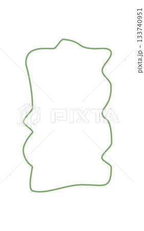 Hand drawn organic squiggle frame with outline and rectangle border. Quote textbox in abstract style creates a green background for label or badge as simple and clean element for modern minimal Hand drawn organic squiggle frame with outline and rectangle border. Quote textbox in abstract style creates a green background for label or badge as simple and clean element for modern minimal 133740951