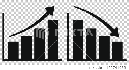 Rise and fall graph Rise and fall graph 133741026