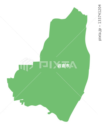 愛知県岩倉市の形 愛知県岩倉市の形 133741204