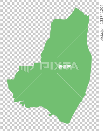 愛知県岩倉市の形 愛知県岩倉市の形 133741204