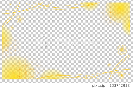 和の温かな背景イラストフレーム 和の温かな背景イラストフレーム 133742938