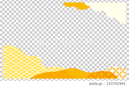 Japanese-style warm background decoration material Japanese-style warm background decoration material 133742941