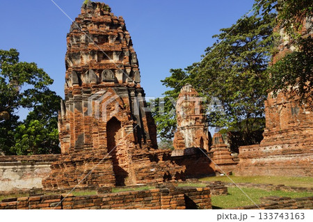 タイ アユタヤ  アユタヤ歴史公園 ワット・マハタートの風景 133743163