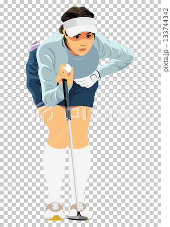 女職業高爾夫球手 133744342