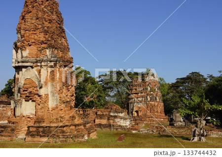 タイ アユタヤ  アユタヤ歴史公園 ワット・マハタートの風景 133744432