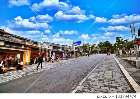 出雲大社 神門通りの風景 出雲大社 神門通りの風景 133744474