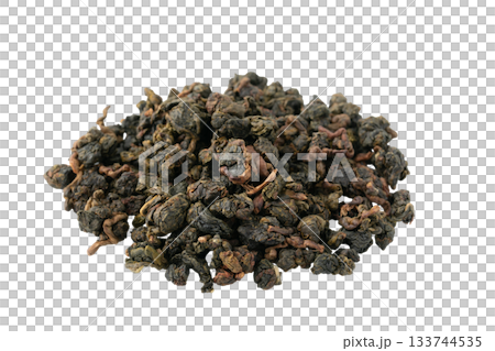 透明背景(png)に凍頂烏龍茶の茶葉 透明背景(png)に凍頂烏龍茶の茶葉 133744535