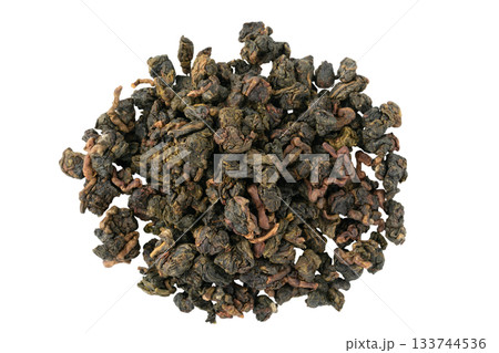 透明背景(png)に凍頂烏龍茶の茶葉 透明背景(png)に凍頂烏龍茶の茶葉 133744536