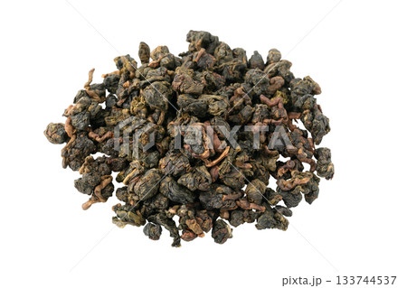 透明背景(png)に凍頂烏龍茶の茶葉 透明背景(png)に凍頂烏龍茶の茶葉 133744537