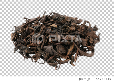 透明背景（png）に烏龍茶の茶葉 133744545