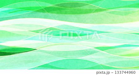 和柄　緑　模様　背景 133744960