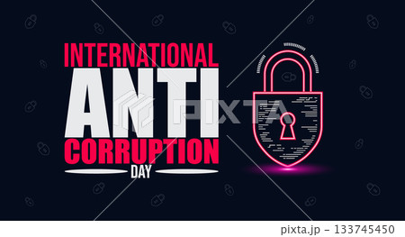 International Anti Corruption Day Awareness Poster design 133745450