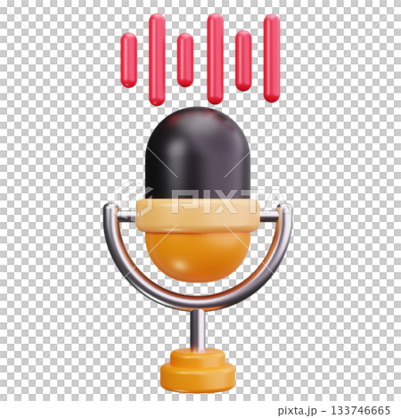 Microphone Audio Broadcasting Signal Microphone Audio Broadcasting Signal 133746665