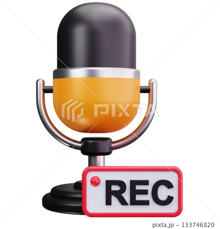 Recording Microphone Button Recording Microphone Button 133746820