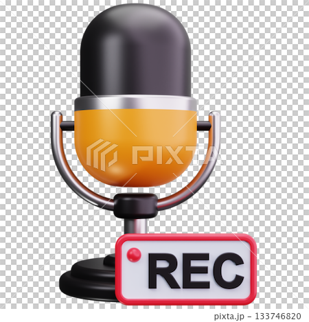 Recording Microphone Button Recording Microphone Button 133746820