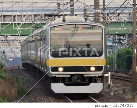 中央・総武線各駅停車 E231系0番台 幕張本郷駅 JB34 カット1 中央・総武線各駅停車 E231系0番台 幕張本郷駅 JB34 カット1 133747019