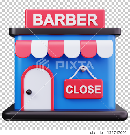 Barber Shop Closed 133747092