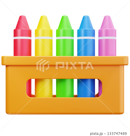 Colorful Crayon Box Set 133747489