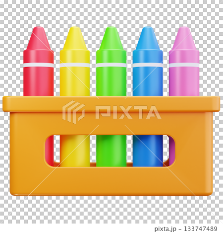 Colorful Crayon Box Set 133747489